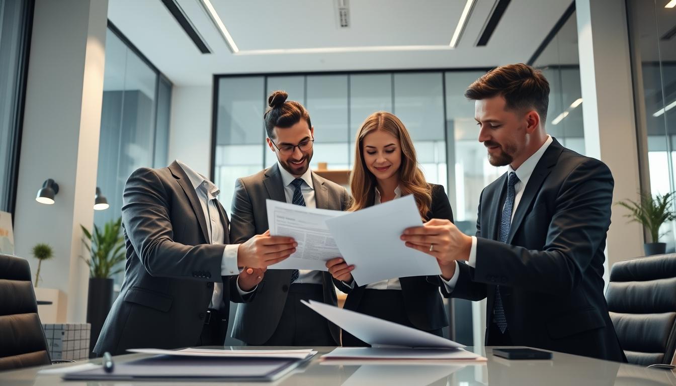 Business contract documents